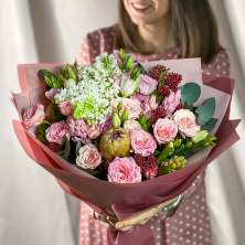 Купить букет цветов "романтическое настроение"