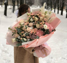 Букет цветов "Зимняя сказка"