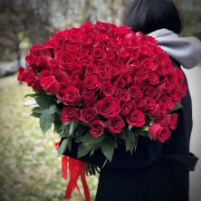 Купить букет из 101 красной розы