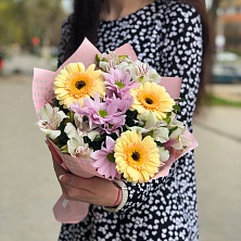 Букет цветов "Медовый" 